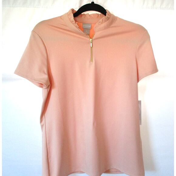 Chico's Zenergy Women's Skort & Shirt Set Peach NWT Size 4/6 - Picture 2 of 16